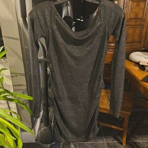 BCBGeneration Black Long Sleeve Blouse